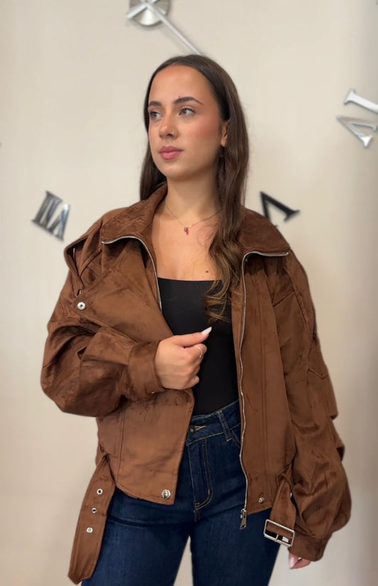 Bomber camoscio