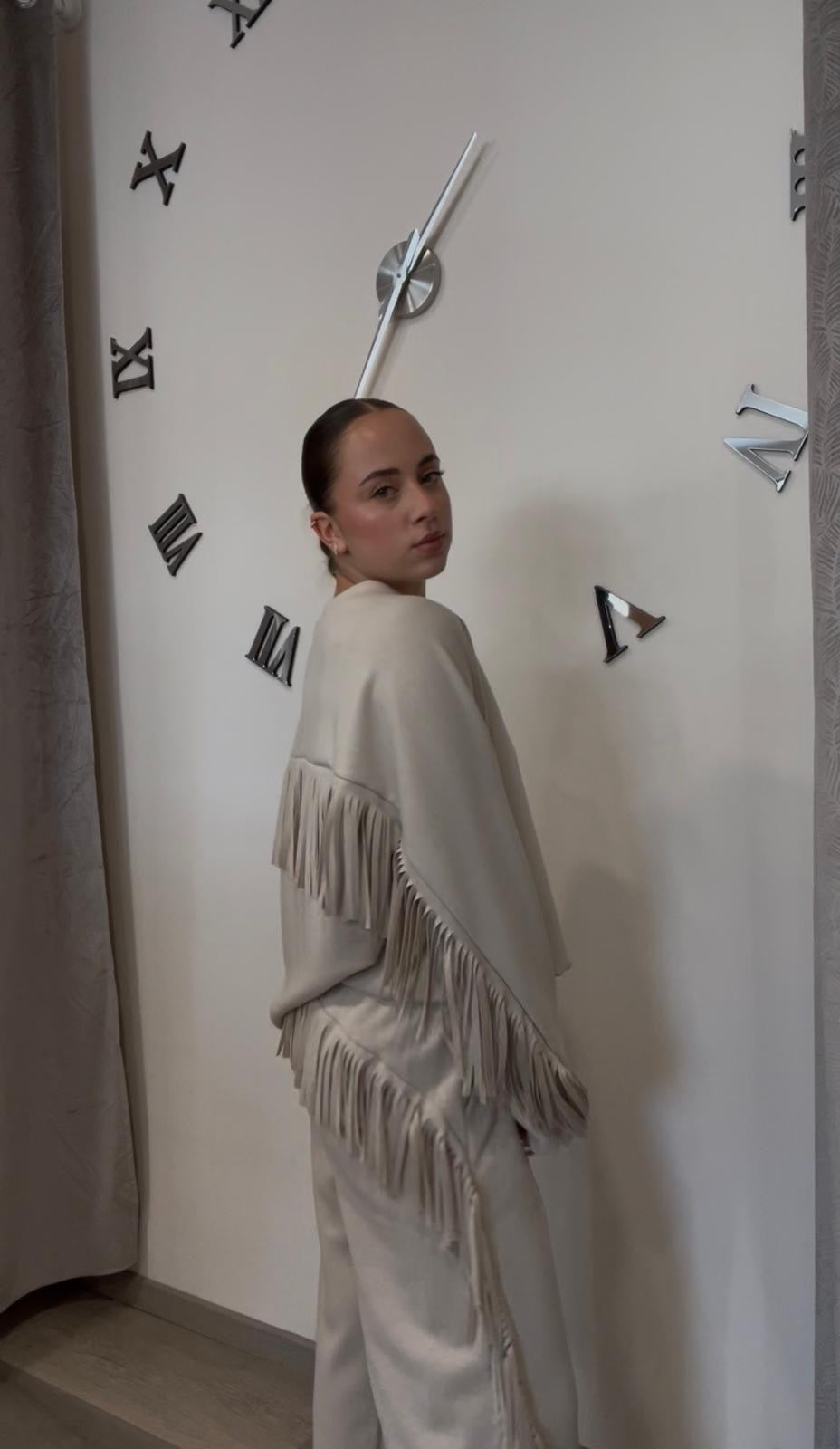 Coordinato tuta frange