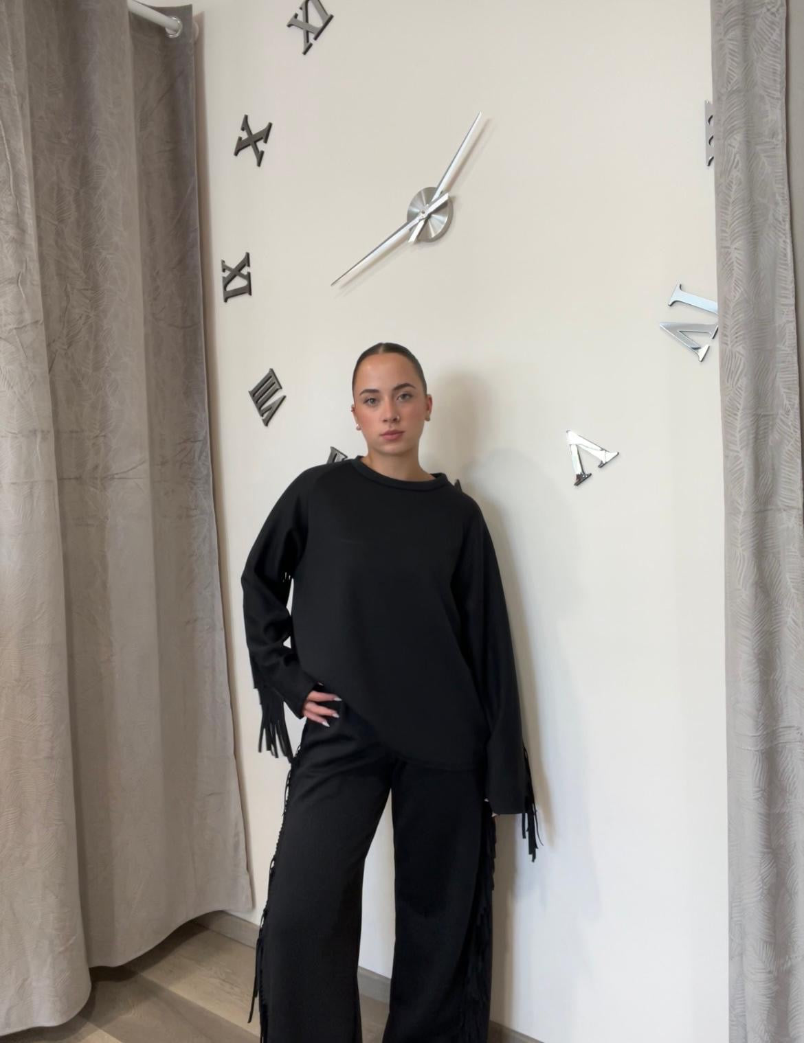 Coordinato tuta frange